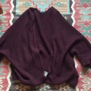 Burgundy brandy slouchy sweater
